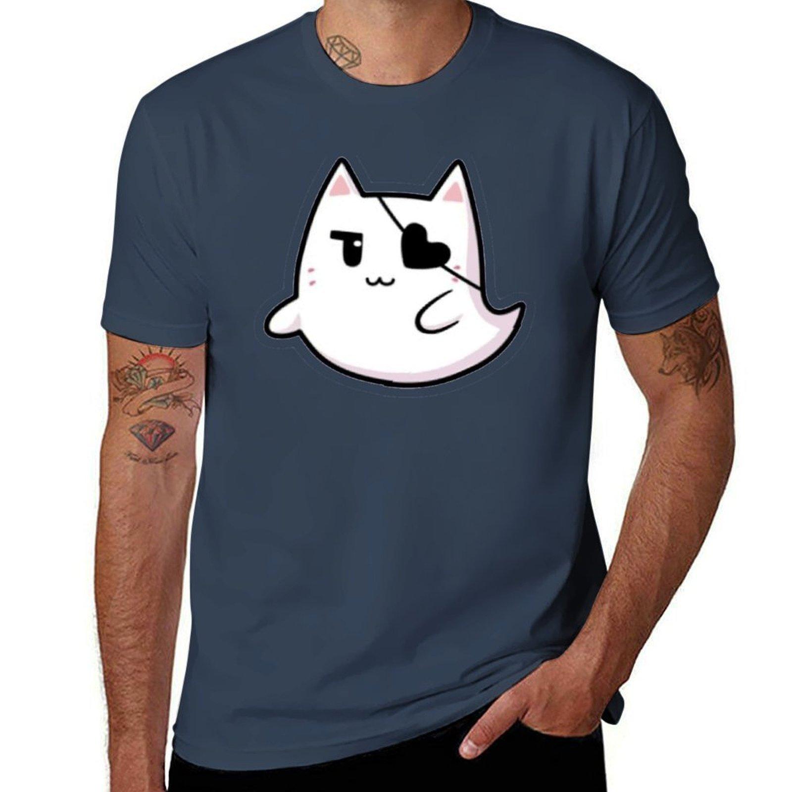 Nyanners mascot TShirt Graphic Print Short Sleeve TShirt S