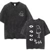 Washed Vintage Anime Oyasumi Goodnight Punpun Onodera T-shirt Aiko Tanaka Graphic T Shirts Men Women Manga Oversized T-shirts