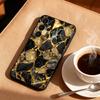 Schwarzes Gold Marmormuster Handyhülle Für Samsung S26,S25,S24,S21,S22,S23,S30,Ultra,S20,FE,Lite,10,9,Schwarzes Cover