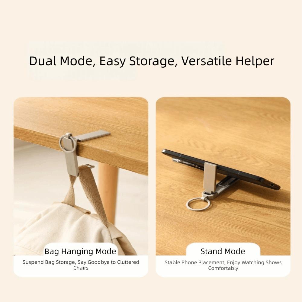 Strong Load-bearing Desk Edge Backpack Hanger Mini Hanging Handbag Stand Desk Mount Hook School