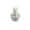 Vintage Blue and White Porcelain Ceramic Vase Ornament Desktop Hydroponic Flower Ware,home Living Room Foyer Ceramic Decorations