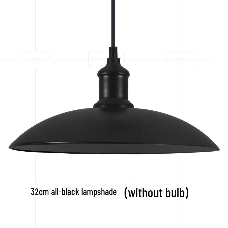 Nordic Loft Retro Industrial Pendant Light - Creative Wrought Iron Single Head Lampshade for Cafe and Bar