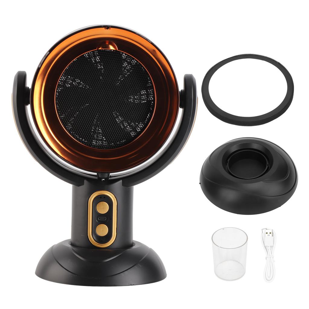 Portable Range Hood Negative Ion 2 Gears Quiet Desktop Portable Kitchen Exhaust Fan with Detachable