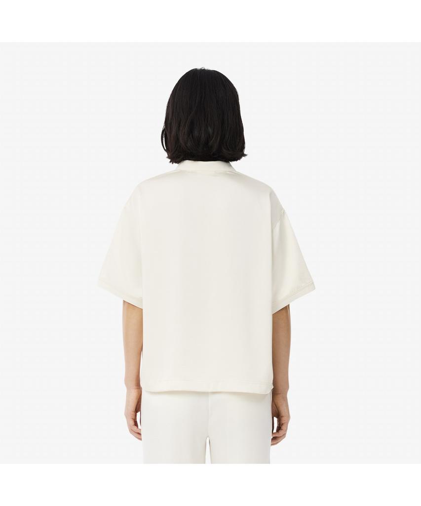 LACOSTE Women'S Oversized Silky Fluid Shirt Cf9747-55G Xfj