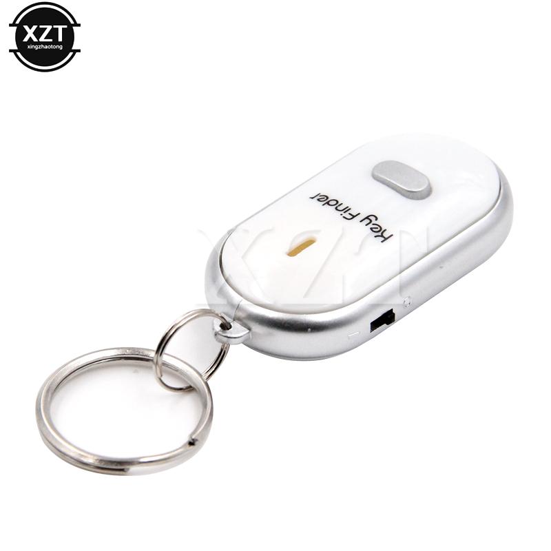 Wireless Anti-Lost Alarm Key Finder Locator Keychain Whistle Sound With LED Light Mini Anti Lost Key Finder