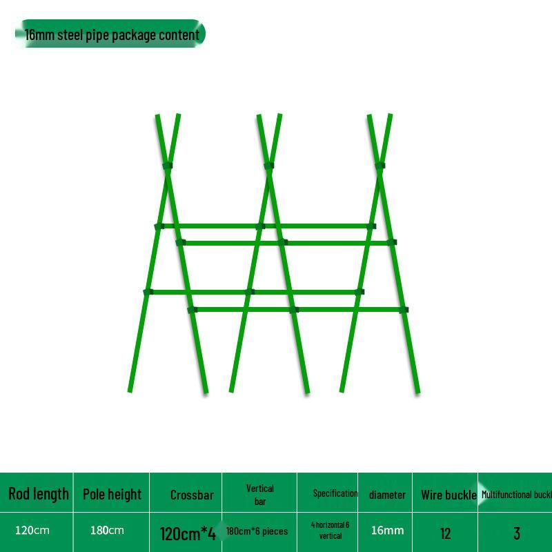 Vegetable Garden Climbing Support: Bean, Cucumber, and Runner Bean Trellis Frame