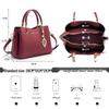 Elegante rote Damen-Hochzeits-Handtasche - Premium-Leder Schwiegermutter-Tasche