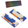 Compactly Mechanical Keyboard 68Keys Wire Keyboard with LED Backlighting and Durability Build Quality High Performances