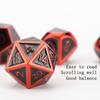7 Pieces Metal Dices Set DND Polyhedral Solid D&D Dice Set, Used for Role-Playing Games Dungeon and Dragon Dice Games