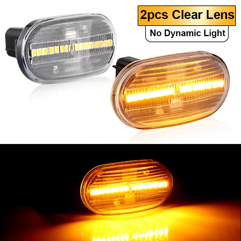 2PCS Led Dynamic Side Marker Turn Signal Indicator Repeater Light For SUZUKI JIMNY JB64W JB74 JB23 JB64 1999-