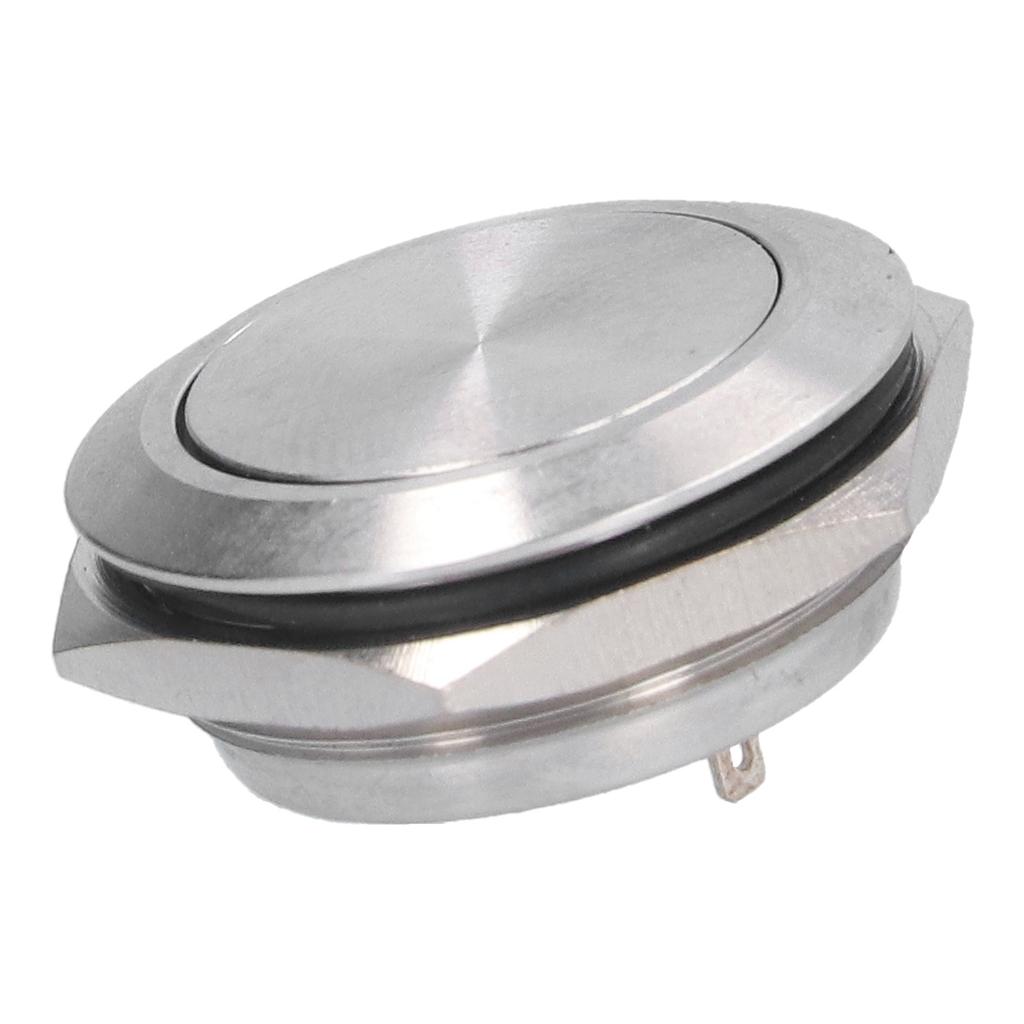 5 stk Flat Topp Knappbryter Rustfritt Stål Vanntett Skrueklemmer Strømtilbehør 0?220V