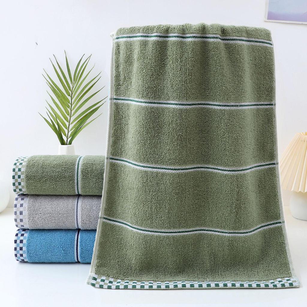 Embroidered Pure Cotton Face Towel – Thick, Absorbent, Gift-Ready