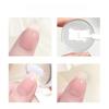 1Pcs Transparent Silicone Nail Art Stamping Kit With Scraper French Tip Nail Stamp Stencil Tools DIY French Jelly Silicone Print