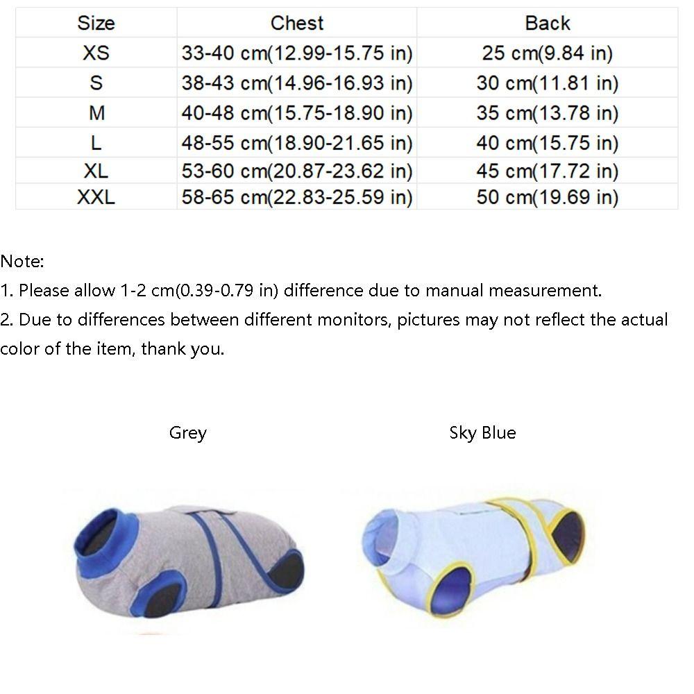 Soft Dog Sterilization Clothes Adjustable Pet Anti-Licking Suit Dog Recovery Suit  Daily Wear