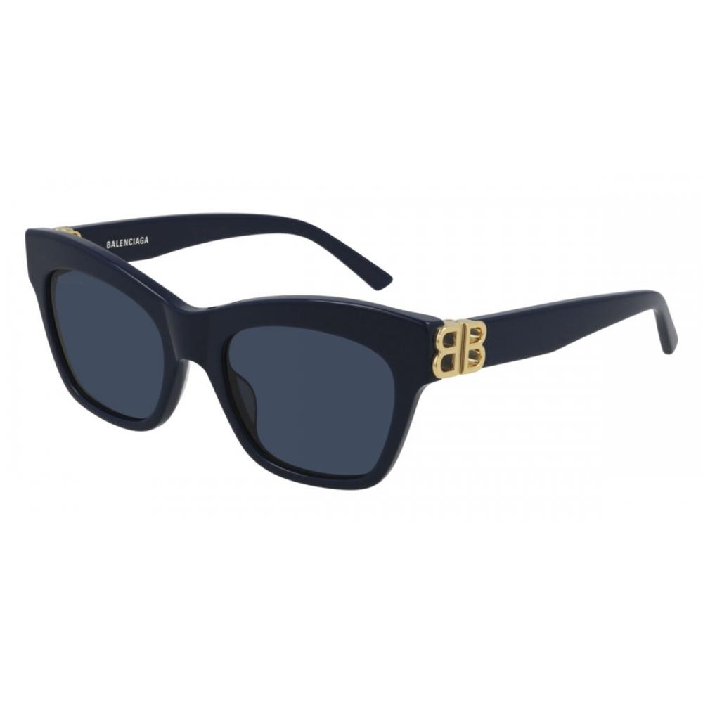 

Balenciaga Bb0132s 007 Women Sunglasses Shiny Dark Blue/53