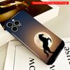 2DFlat Moonlit Horse Silhouette Phone Case All Inclusive Film Hard iPhone Case, Compatible with iPhone 18 Pro Max 17 16 15 14 13 12 11