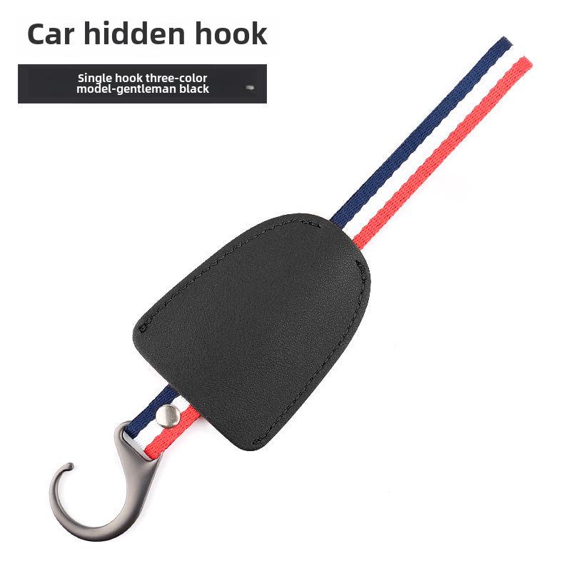 Dual-Purpose Hidden Car Seat Headrest Hook