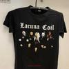 Lacuna Coil Band Album Poster Members T Shirt S 5XL CC091 Vintage Top For Everyday Wear Breathable Casual Stretched