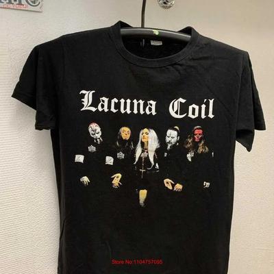 Lacuna Coil Band Album Poster Members T Shirt S 5XL CC091 Vintage  Top For Everyday Wear Breathable Casual Stretched