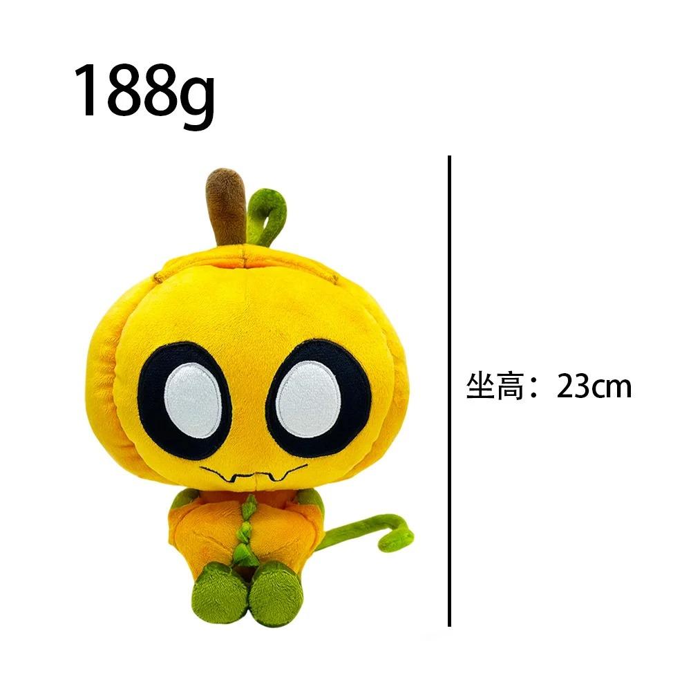 Gourdy Pluszowy Pluszowa Dynia Halloween Uśmiechnięta Miękka Wypchana Lalka Śliczna Pluszowa Zabawka Kolekcjonerski Prezent Dekoracja Domu