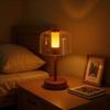 Cordless Retro Table Lamp Dimmable Touch Sensor LED Reading Lamp Wireless Lighting USB Rechargeable Metal Night Light