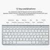 Wireless Keyboard Mouse Kit Slim Wireless Key Mouse Combo Portable Beautiful Power Saving Silent Button LED Indicator for Home