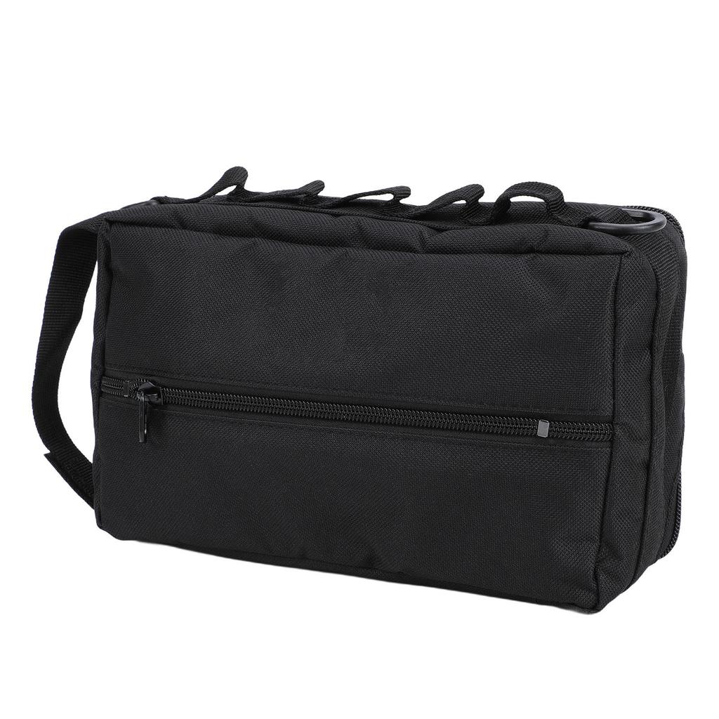 Bolsa para Utensílios de Camping Preta à Prova de Poeira à Prova d'Água Tecido Oxford Suporte de Papel Higiênico Suspenso para Camping Ferramentas de Churrasco para Casa