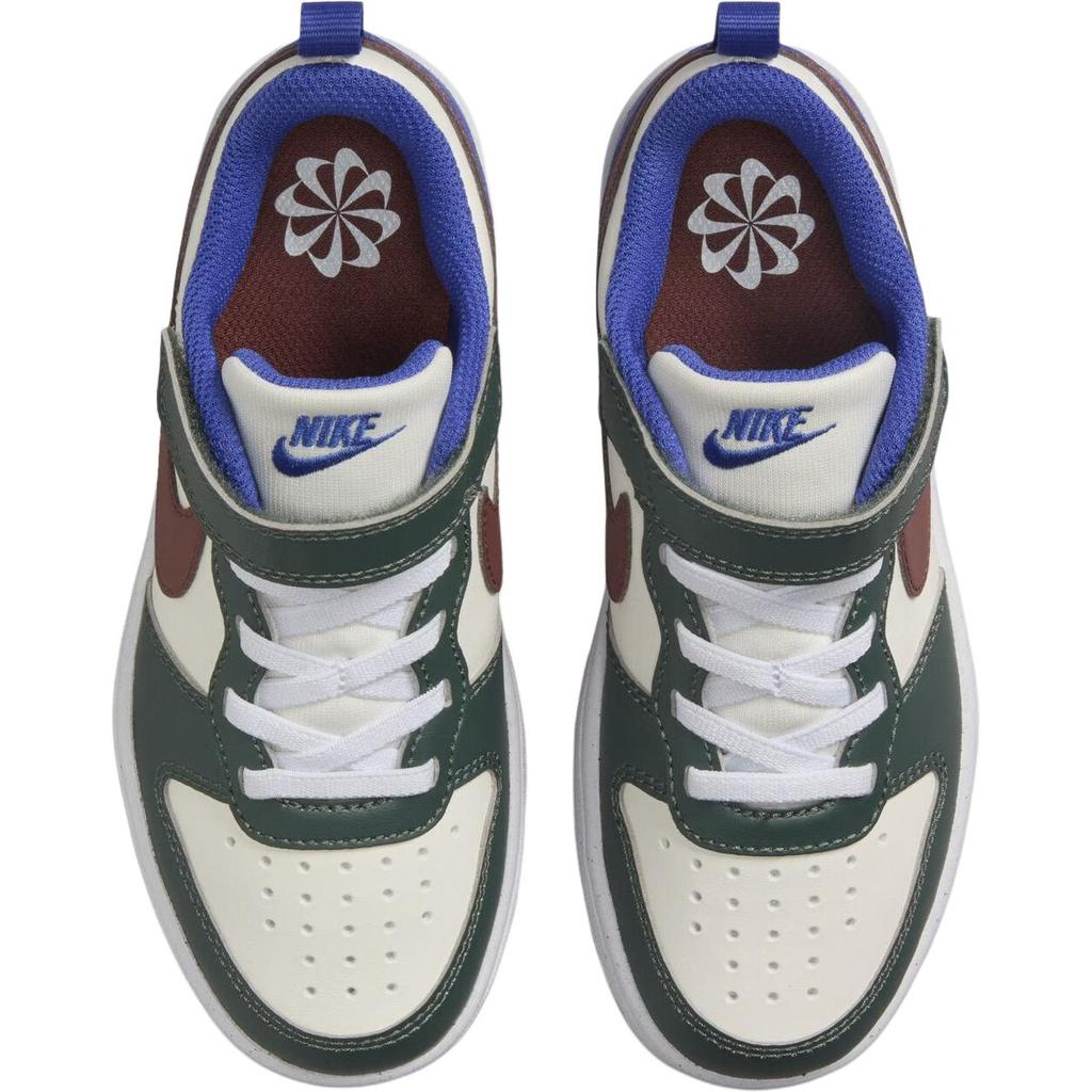 Nike Court Borough Low Recraft PS Vintage Green Dark Pony Dětské tenisky Krémová Plachetnicová DV5457-300