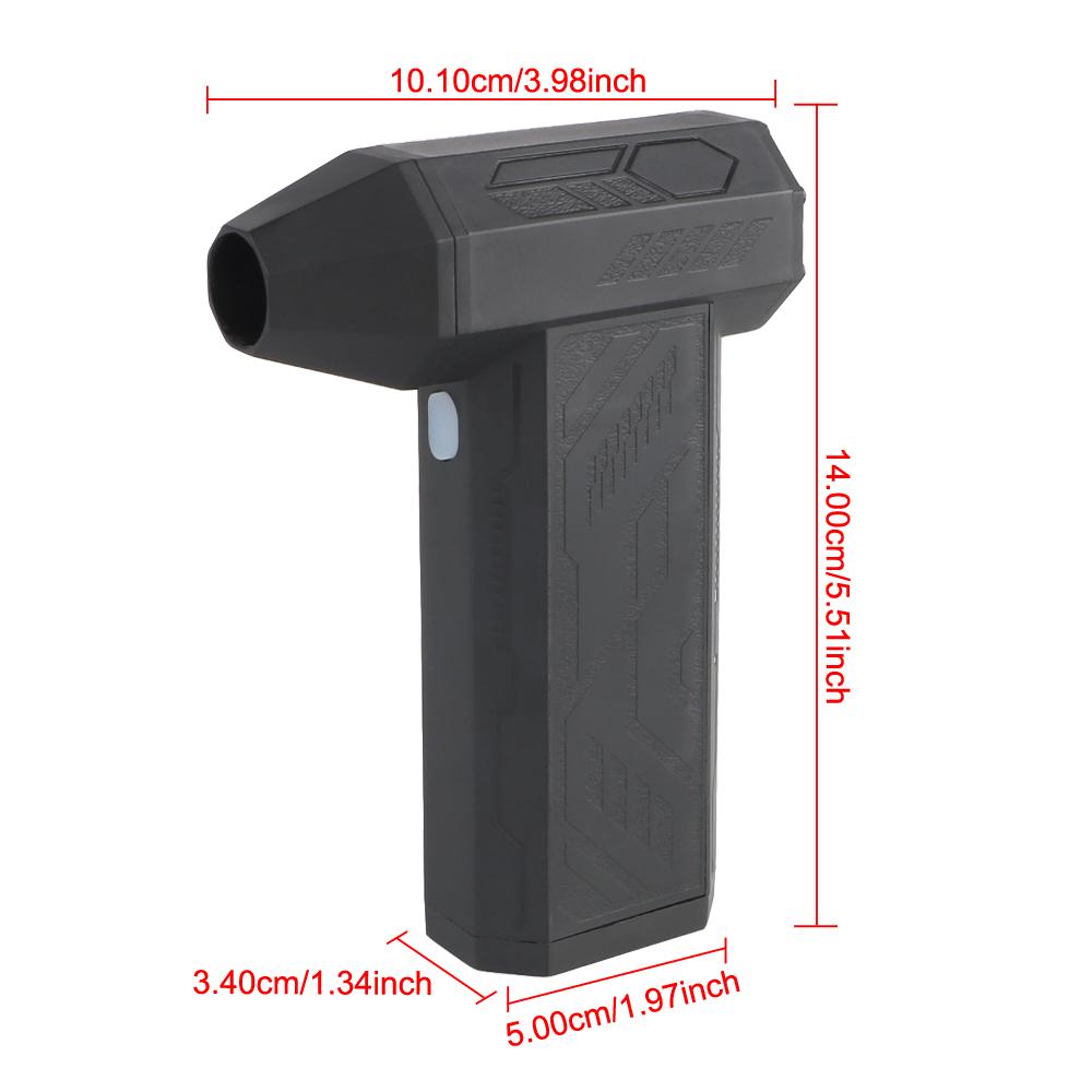 Car Blowing Snow Turbo Jet Fan Type-C Charging Electric Air Duster Portable 3 Gears adjustable Cleaning Blower Tool 110000RPM