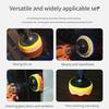6-Piece Set of Car Waxing Craft Sponge Polishing Machine Angle Grinder Polishing Disc Tool Set, Round Polishing Craft