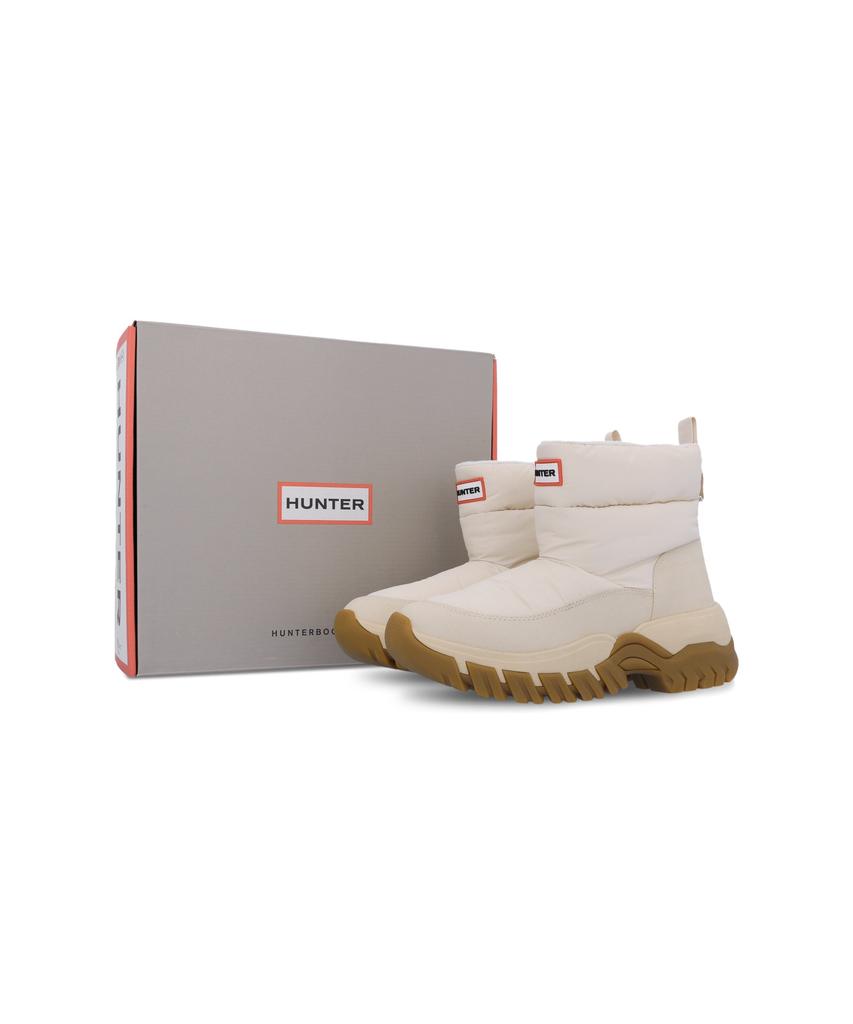 Hunter [Unisex] Intrepid Wanderer Short Snow Boots - Canvas Cream