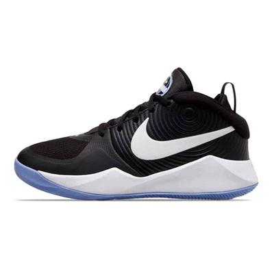 Team Hustle D9 GS Black Light Thistle Kids Sneakers White AQ4224-009