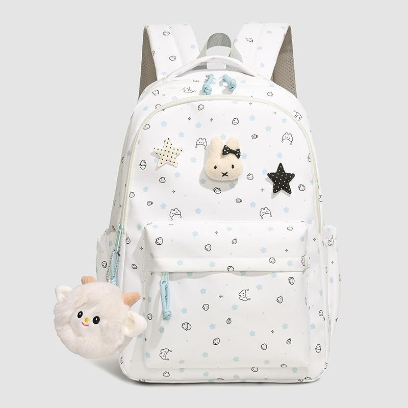 Schoolbag new cartoon cat student class schoolbag high value fresh youth casual backpack large capacity backpack