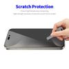 ENKAY HAT PRINCE For iPhone 15 Pro Privacy Screen Protector High Aluminium-silicon Glass Silk Printing Film
