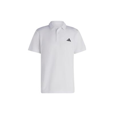 Tennis-Polohemd aus Stoff mit einfarbigem Logo Herren-Tops Weiß HR8729