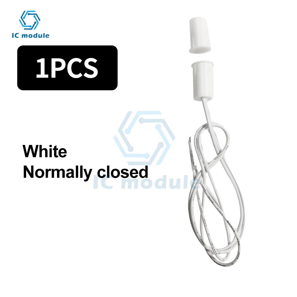Magnetic Reed Switch RC-33 NC Recessed Wired Window Door Contact Sensor for Home Security and Burglar Alarm Systems