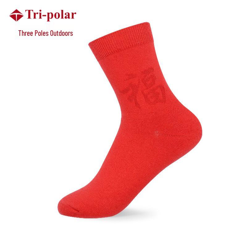 Трехполюсные носки для пары TP6093 Lucky Red 36-40