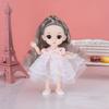 16cm Doll Set Dress Up Girl Toy Princess Doll Play House Birthday Gift Accessories