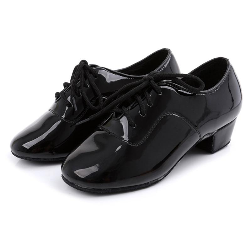 

New Style Men s Modern Dance Shoes Adult Latin Soft-Soled Children s Dancing National Standard 25 чёрный