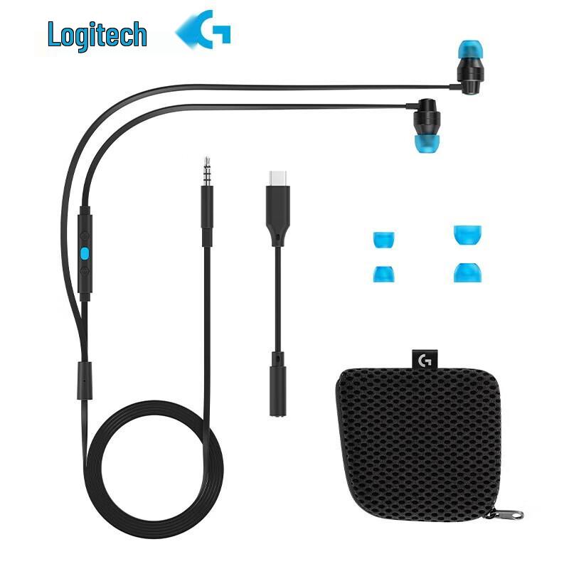 Logitech G333 In-Ear-Gaming-Headset mit Kabel
