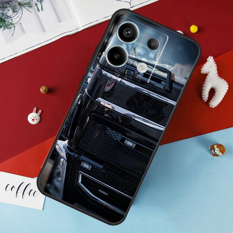 Cool Heavy Truck Car Case For Xiaomi Redmi Note 12 11 10 9 8 13 Pro Plus 12S 11S 10S 9S 10A 9C 10C 12C 13C Cover