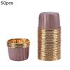 50Pcs Cupcake Paper Cup Oilproof Cupcake Cake Liner Wrappers Golden Muffin Wrapper Paper Baking Supply Birthday Party Decor