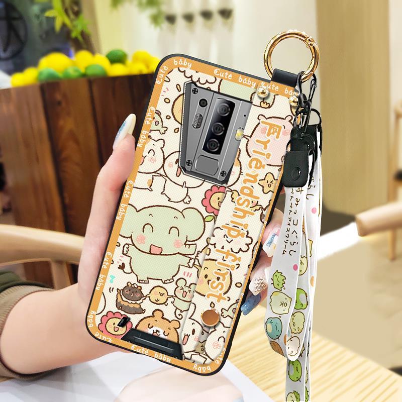 Fashion Design Durable Phone Case For Blackview BV6900 Shockproof Back Cover Cute Kickstand Phone Holder Soft case Ring
