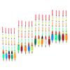5PCS Multiple Color Balsa Wood Fishing Float Bobber Bite Indicator Angling Equipment