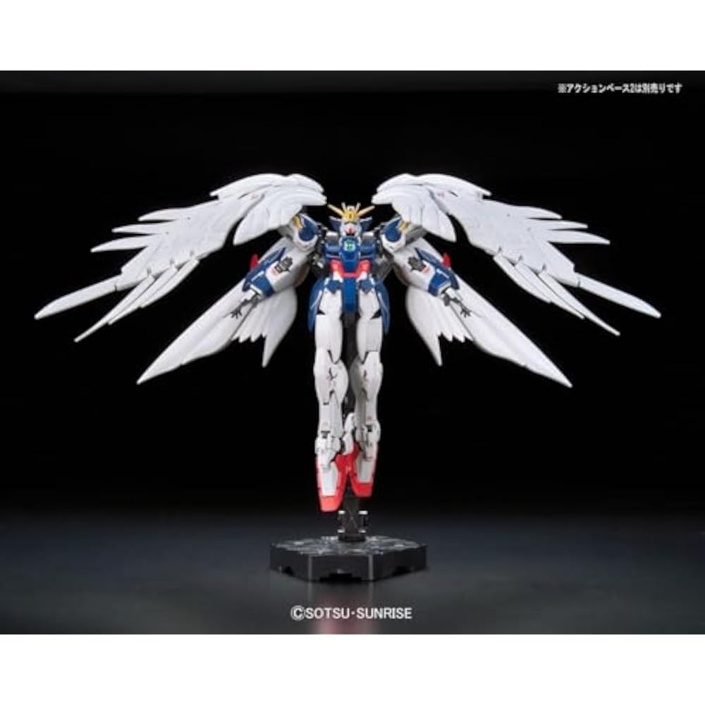 RG Mobile Suit Gundam W XXXG-00W0 Wing Gundam Zero EW 1/144 Scale Color Coded Plastic Model