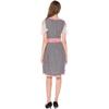 Traditional Style Oktoberfest Maid Dress German Munich Inspired Costume with Lace Up Bodice and Embroidered Apron for Women