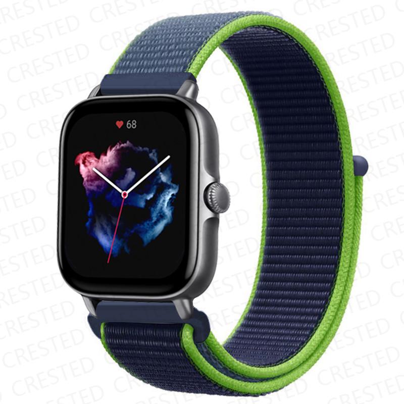 20mm 22mm Watch Band For Amazfit GTS/2/2e/4/3/mini GTR 4/2/3/Pro 47mm stratos 3 Nylon Bracelet pulseira correa Amazfit bip strap