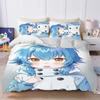 Dramatical Murder Aoba Seragaki Duvet Cover Set Soft Wash Bed 3 Piece Summer Comfortable Student Dormitory Home Baby Bedding