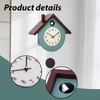 Chiming Cuckoo Clock with Pendulum Coo Decorative Wood Wall Watch for Family Friends