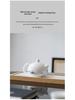 Xi Shi Jade Porcelain Teapot - Ink Wash Style Ceramic Pot for Women's Boutique Kung Fu Tea Set.